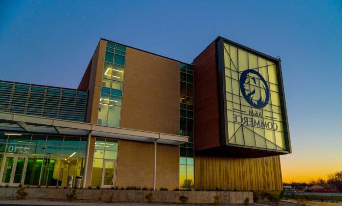 A&M-Commerce Nursing and Health Sciences building.